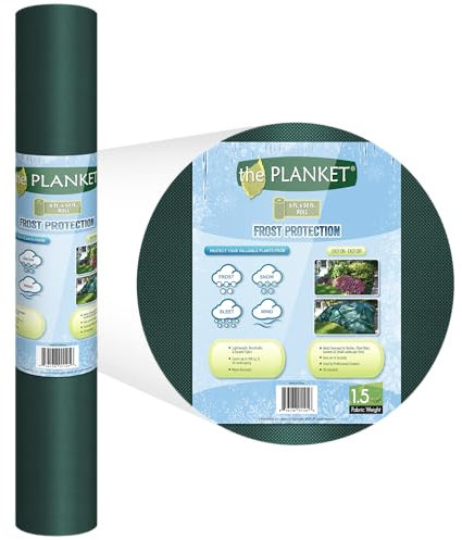 the Planket 11300 Telo antigelo per Piante, Rotolo da 1,8 x 15,2 m, Verde Scuro