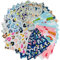 Katzen-Stoffquadrate für Kinder, Baby-Mädchen, Charm-Packs zum Quilten, 100% Baumwolle, 106,7–12,7 cm, Quilt-Quadrate zum Nähen SZRUIZFZ