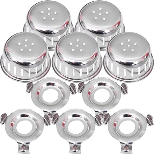 iplusmile 10 Sets Pressure Cooker Anti-Blocking Cover Steam Canner Power Pressure Cooker XL Replacement Parts Mirros Pressure Cooker Supplies Canned Induction Cooker Stainless Steel