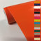 vgoltd Film autocollant en vinyle brillant pour meubles et armoires - Autocollant de couleur unie à décoller et à coller - Orange - Rouleau de 1 m x 305 mm