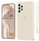Mitetabo für Samsung Galaxy A52S 5G Hülle Gold Liebesherz,Handyhülle Samsung Galaxy A52 4G 5G Mädchen Case Weich Silikon Slim Kratzfeste Gold Love Schutzhülle für Samsung A52/A52s 6.5 Beige