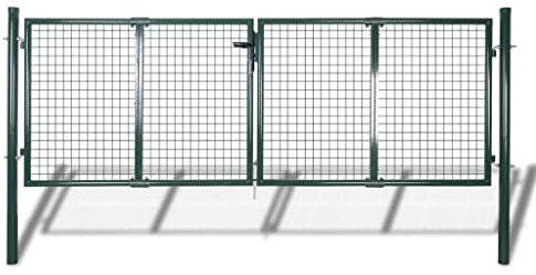INLIFE Maschendrahtzaun Drahtzaun 289 x 75 cm / 306 x 125 cm,27.7kg,140921
