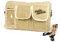 MOTO NOSTRA Tasche Gepäckfachklappe/Umhängetasche mit Handyhalter waxed canvas beige passend für Vespa, Lambretta, GTV, GTS, HPE, Supertech, Touring