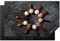 KitchenYeah© Herdabdeckplatte Einteilig Ceranfeld Abdeckplatte für Induktionsschutz Ceranfeldabdeckung Vinyl Herdabdeckplatten Löffel - Kräuter - Gewürze - Lebensmittel - Industrial - 80x52 cm