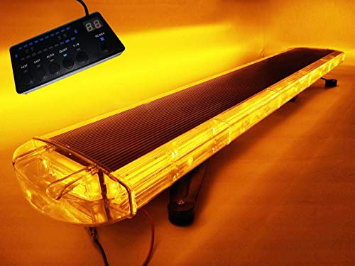 Nirananda Amber COB Light 21 Mode Imperméable à L'eau d'urgence Stroboscopique Avec Contrôleur d'affichage Numérique Pour Voiture, Camion, Remorque, Véhicule Postal, Secours D'urgence