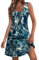 Generic Robe Femme D'Été - Chemise Fine Bretelle Blanche Rose Longue Bleu - Taille S