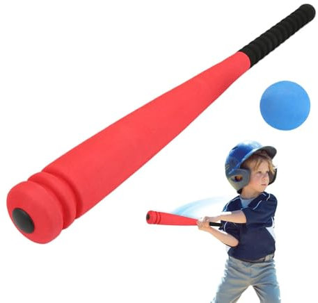 Leryveo Kleinkindschläger und Ball, Schaumstoff-Baseballschläger,Soft-Baseball-Set für Kleinkinder mit Ball | Schaumstoff-Hinterhofschläger mit Ball, Indoor-Outdoor-Sportballschläger-Set für Park,