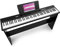 RhapsodyDP88P - E Piano Keyboard Piano mit 88 Tasten, Sustain Paddle, Möbel Keyboard Ständer, Klavier mit Anschlagdynamik, 10 Sounds und Rhythmen, 26 Demos, Effekte Akkorde, USB Midi