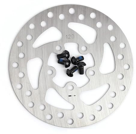ziyany Roller-Bremsbeläge 110 mm 120 mm Bremsscheibe, kompatibel mit Xiaomi M365 1S Pro MI3, kompatibel mit Ninebot F2 F2 PRO Elektroroller-Ersatzteilen E-Bike-Bremsbeläge(120MM)