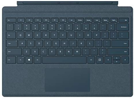 Microsoft Surface Go Type Cover (für Surface Go 1-4) (QWERTZ Deutsch) Eisblau (Generalüberholt)