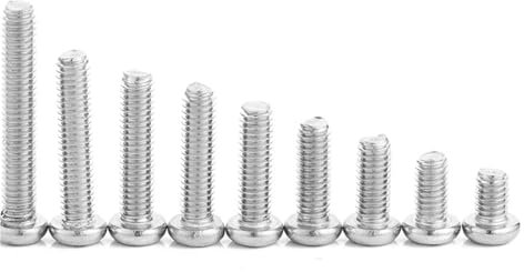 Phillips - Viti a testa piatta in acciaio inox A2-70 304, 20 pezzi, M3, M4, M5, M6, 3/4/5/6/8/10/12/14/16/18/20/25/30 mm, bulloni rotondi. (3 mm, M6)