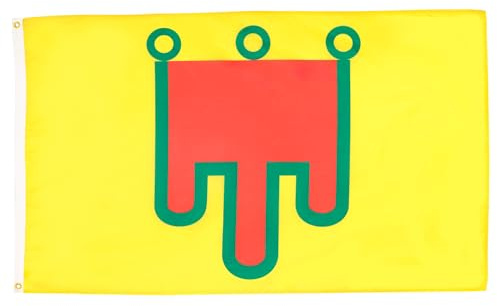 AZ FLAG 2er-Set Flaggen Auvergne 150x90 cm Auvergne Polyester 100D 2 Ösen