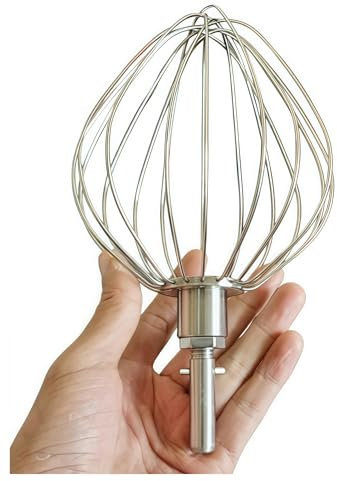 Batidor de huevos de acero inoxidable compatible con KENWOOD KMM020 / KVL61 / KVL6300 / KVL800. Repuesto de bolas de huevo for cocinar, herramientas de cocina, accesorios auxiliares for batidora de co
