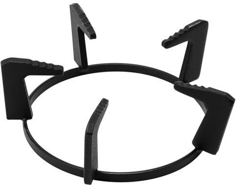 SOLUSTRE Cast Iron Gas Stove Rack Wok Support Holder for Pans and Pots Non-slip Design for Even Heating Cast Iron Construction for Home Restaurant Use