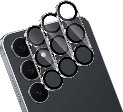 Locofun Kameraschutz für Samsung Galaxy S25 FE für Panzerglas, [3 Stück] 9H Härte Panzer Kameras Schutz Folie, Anti-Kratzen Kamera Folie HD Klar Linse Schutzglas