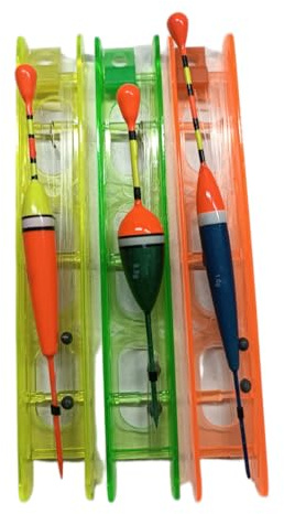A&N Fertigangel Posenmontage Set, 3-teilig, 7m Angelschnur, Haken Größe 14, Stipppose, für Weißfische und Friedfische