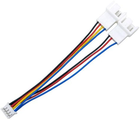 SHOOYIO 4-poliger PWM GPU-Lüfteradapter: Automatische Anpassung der Geschwindigkeit über Temperatursensoren für leise Kühlung und Luftstromsteuerung, GPU-Temperatursteuerungskabel