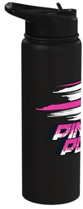 Power Rangers Pink Power Stainless Steel Insulated Water Bottle