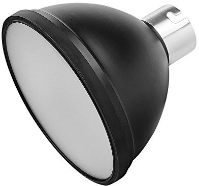 PIXAPRO 12.1cm Bare Bulb Lamp Reflector Modifiers Photography Lighting Softbox Godox Flash Diffuser Fresnel Lens Portable Light Studio Gel Light Filters (HYBRID360 Reflector)