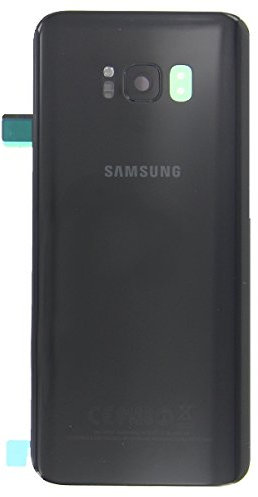 OEM SYSTEMS Coque de protection arrière en verre arrière d'origine Samsung Galaxy S8 G950 G950F SM noir noir Midnight bleu foncé adhésif double face GH82-13962A