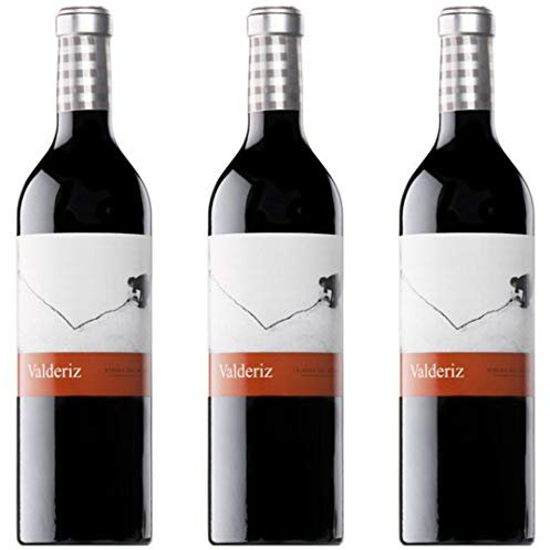 Valderiz Vino Tinto - 3 botellas x 750ml - total: 2250 ml