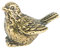 Vintage Messing Spatz Statue Vogel Dekoration Für Zuhause Büro Und Auto Retro Brass Bird Figurine Als Miniatur Ornamente Für Schreibtisch