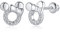 TIZU Niñas Pendientes de plata esterlina 925 post Hipoalergénico cierre de rosca con seguridad Stud Pendientes para Niños Niñas Señoras Joyería Regalos (Ratón)