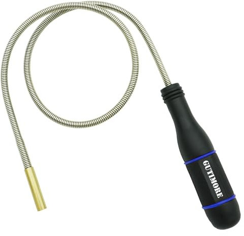GUTIMORE Herramienta flexible para recogida magnética, 63,5 cm de largo, flexible, con imán, pastilla magnética flexible (azul)