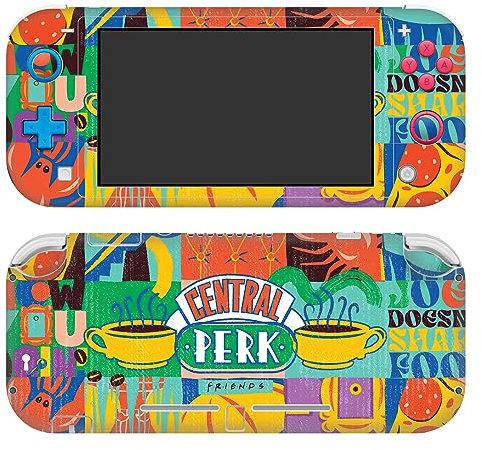 Head Case Designs Licenza Ufficiale Friends TV Show Central Perk Grafica Iconica Vinile Sticker Gaming Pelle Adesivo Compatibile con Nintendo Switch Lite