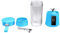 Macchina per spremitura di frutta elettrica portatile Mini spremiagrumi ricaricabile per frutta e verdura Centrifuga Frutta Verdura Ariete (Blue, C)