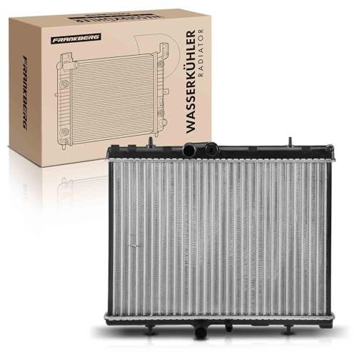 Frankberg Radiateur Refroidissement du Moteur Boîte de vitesses automatique Compatible avec C5 II Break RE 2.0L 2004-Aujourd'hui Xsara N1 2.0L 2001-2005 407 Coupé 6C 2.0L 2005-2010 Remplacer# 1330J8
