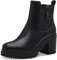 s.Oliver Damen Stiefeletten mit Absatz mit Reißverschluss Vegan, Schwarz (Black), 39 EU