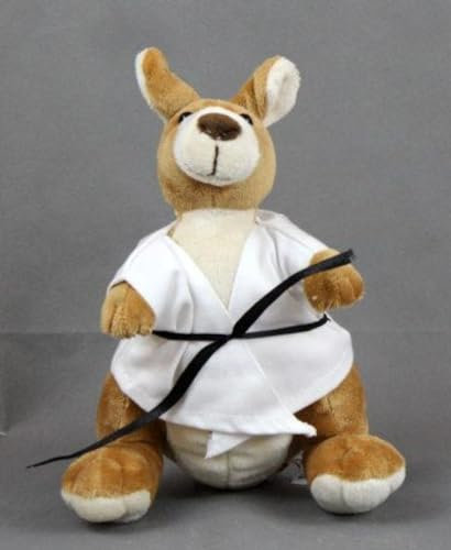 BAY Känguru Elma Plüschtier Kuscheltier Teddybär Karate Taekwondo Kickboxen Kampfsport Judo MMA Krav MAGA Stofftier Maskottchen Glücksbringer Geschenk