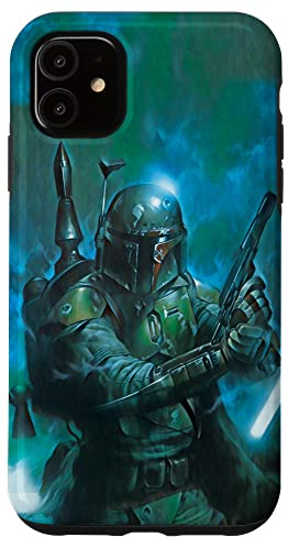 Star Wars Classic Boba Fett Battle Ready Green Case for iPhone 11