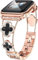 Towonshy Diamant-Metallband bringt Ihre Uhr zum Funkeln - Kompatibel mit Apple Watch Series 9/8/7/6/5/4/3/2/1SE/Ultra - Clover ist einfach & stilvoll, für 38mm 40mm 41mm 42mm 44mm 45mm 49mm