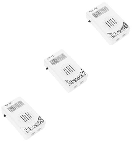 UKCOCO 3stücke Lauter Telefon-ringverstärker Mit Einstellbarem Volumen Batterie-freie Klingelverstärkung Für Senioren Und Hörgeschädigte Personen Elegantes Design Kompatibel Mit