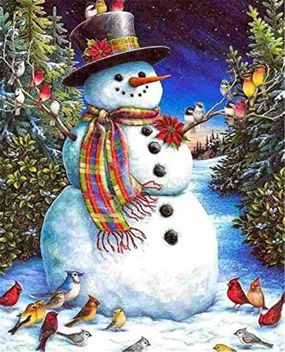 IGHSNZUH Wooden Puzzle 3000 Pieces/Snowman Christmas/Jigsaw Puzzle Challenge Game Home Wall Decoration/Snowman Christmas/6000Pcs