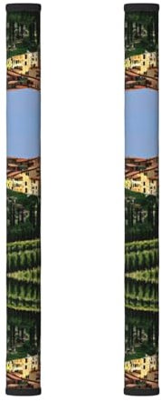 ZhanMg Italy-Toscane Lot de 2 couvre-poignées de porte de réfrigérateur polyvalents – Compatible lave-vaisselle, fours à micro-ondes et meubles