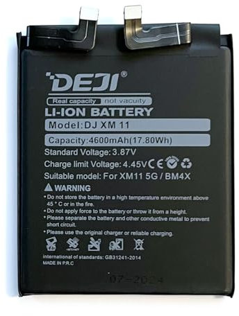 Ersatz Akku BM4X passend für Xiaomi Mi 11. Ersatzt Battery 4600 mAh, 3,87V. Neu