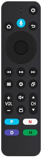 Beyution Replacement Voice Remote Control Compatible with Amazon Smart TV Omni Series, Omni QLED Series 4K75M600A 4K43M600A 4K50M600A 4K55M600A, Amazon 4-Series 4K UHD Smart TV 4K43N400A 4K55N400A