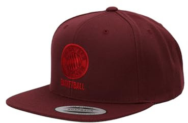 FC Bayern München I Basketball Snapback Logo I Unisex I Bordeaux