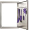 Sersper Outdoor Kitchen Door, 17 W x 24 H Stainless Steel Single Access Door with Venting Holes, Recessed Installation, 1 Ergonomic Handles, 3 Hooks, Ideal for Outdoor Kitchens and BBQ Islands