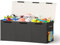 ADEHMDA Large Toy Box, Toy Box Storage with Lid, Collapsible Sturdy Toy Chest Box for Kids, Girls and Boys, Nursery Room and Living Room, 39.5x13 x16(black)