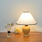 HYSJDMNC Japanische Lampe im japanischen Stil am Krankenbett Lampe Vintage Holz Tischlampe E27 Schreibtisch Lampenlampen mit Stoff Schatten Wohnzimmer Büro Kindergarten Nachtlicht D25 * H30CM YYuan