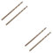 SHINEOFI 2 Ensembles Forets Carbure Pour Acier Inoxydable Acier Dur Aluminium Cuivre De Forets Pour Usinage Perçage Métallique 2 Pièces * 2