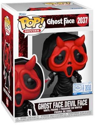 Funko Pop! Vinyl: Ghost Face - Devil Mask - Exclusivité Amazon - Figurine en Vinyle à Collectionner - Idée de Cadeau - Horror Fans