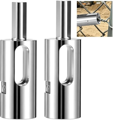 2 Stück Draht-Twister-Werkzeug, 9 und 11 Gauge Bohrfutter-Adapter für 3/8 Zoll Standard-Bohrer, einfache Drehbinder für Maschendrahtzaun und Schlaufenzaun-Konstruktion