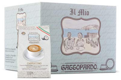 GATTOPARDO 128 Capsules Di Cappuccino - Comp. Lavazza A Modo Mio - Gattopardo