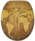 Sanilo Soft Close Toilet Seat, Wide Choice of New Toilet Seats, Stable Hinges, Easy to Mount (World Map)