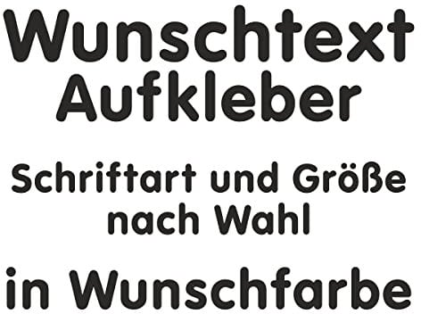 Samunshi® Autoaufkleber Aufkleber selbst gestalten Wunschtext Name Wunschaufkleber Buchstaben - klebt auf glatten Oberflächen - 15cm-160cm Schriftzug Sticker Werbung Tuning Auto Fahrrad Wohnmobil KFZ